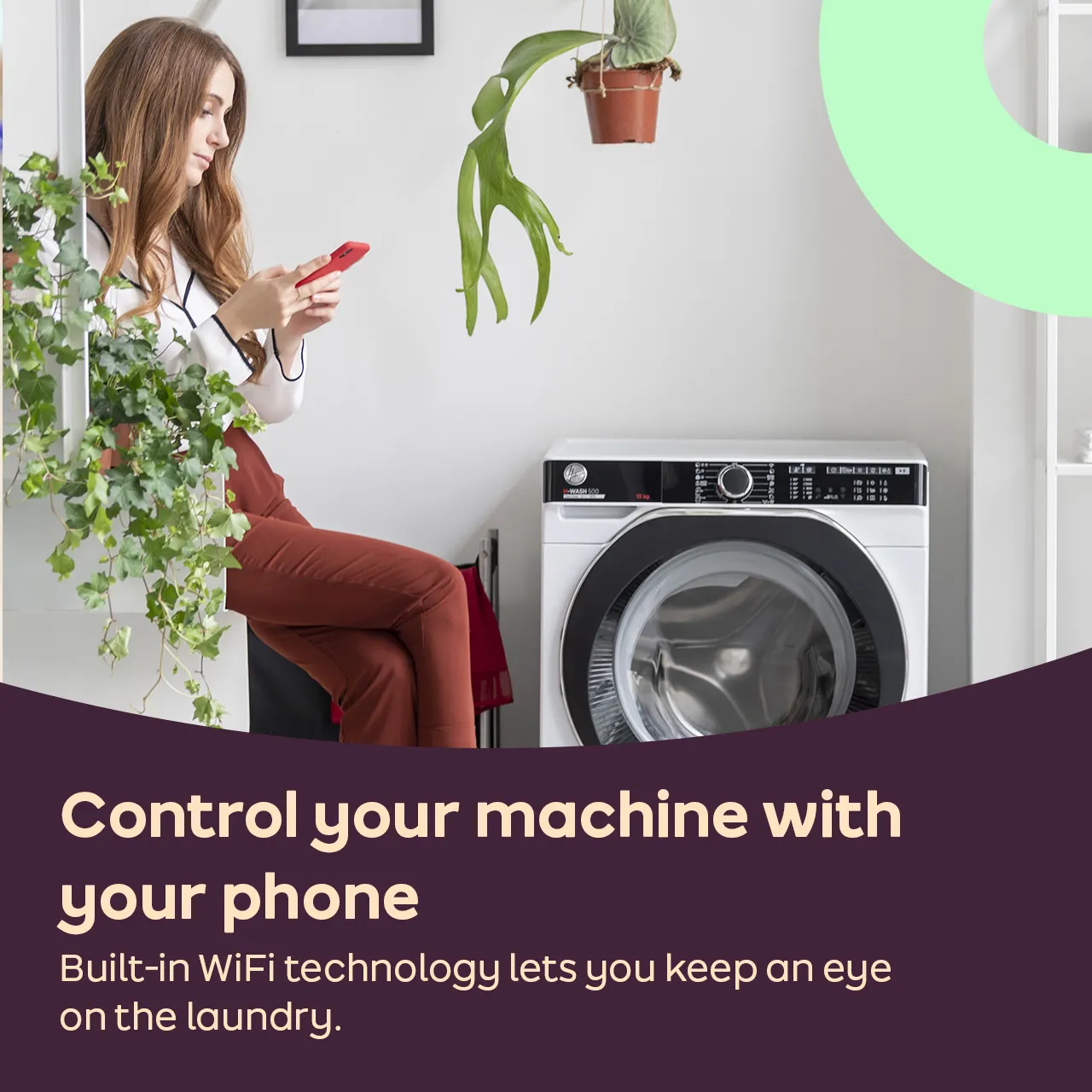 Hoover-Wifi Washing Machine -14kg- Hoover - HW414AMC_1_WH0984-H- control - Merchand Cart