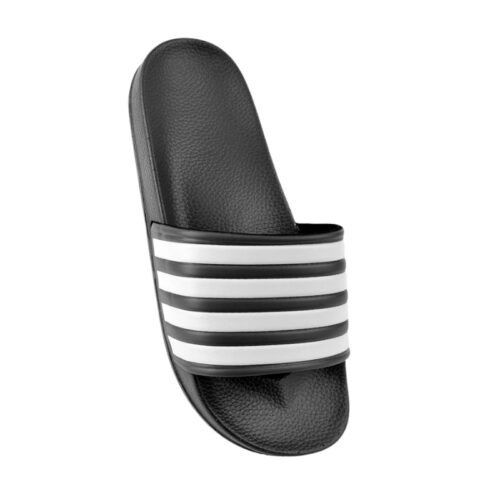 Men's-chappal-slider-black-white-striped-Merch-&-Cart Men's-chappal-slider-black-white-striped-Merch-&-Cart