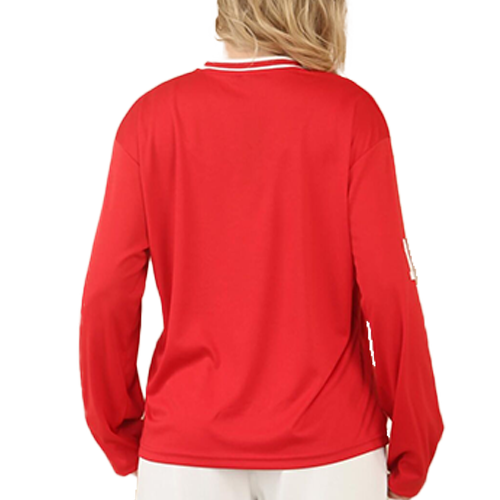 10091b T- shirt - full sleeve red