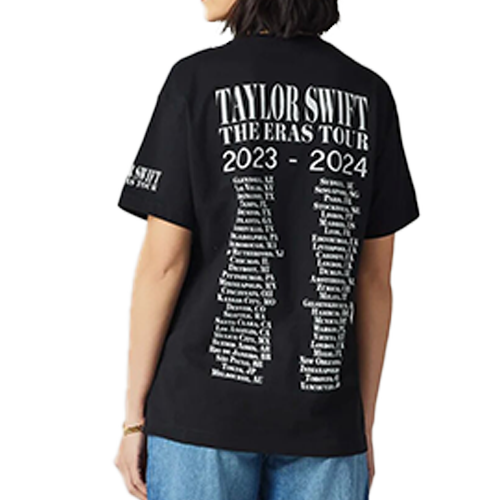 389b printed tee black