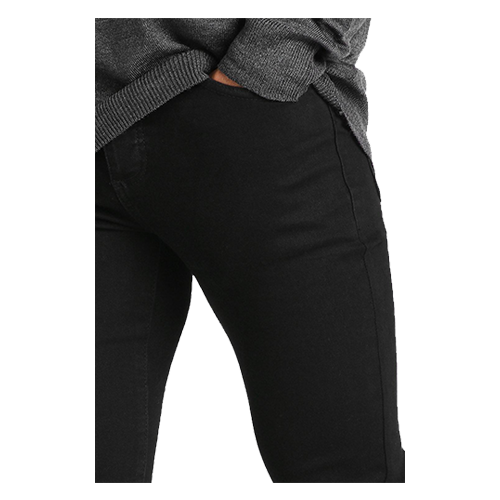 BL-019-K255b Black Super Skinny Jeans