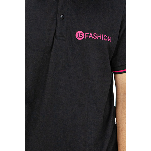 T1163MENSd J5Fashion Logo Short Sleeve Polo Shirt