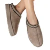 Embroidered Trim Indoor Shoes