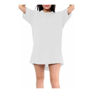 Merch-&-Carter-online-store-women-night-wear-Long-Tshirt-amazon-Etsy-Temu-asda-argos-tesco-white-front