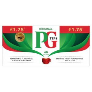 Merch & Carter, PG Tips Original Tea 40bags of black tea